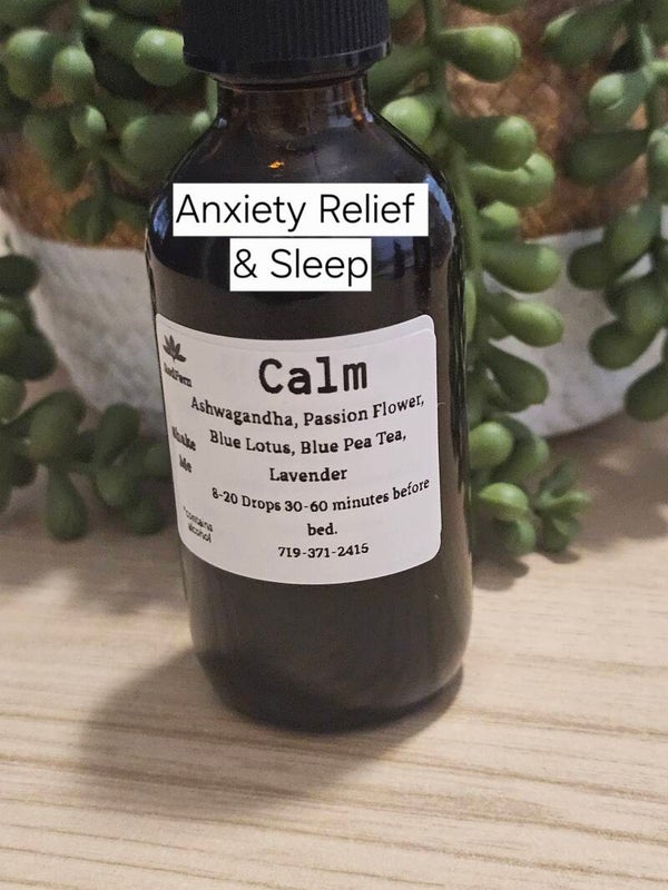 Calm Extract 2 oz — handmade herbal extract by RedFern